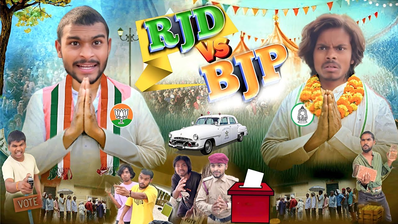 RJD Vs BJP Election Comedy 2025 | Ankit Jack Comedy | Bihar Chunav Funny Video 2025