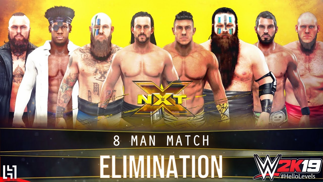 Матч на выбывание 8 человек WWE 2K19 — NXT Edition | Матч на выбывание 8 человек WWE 2K19
