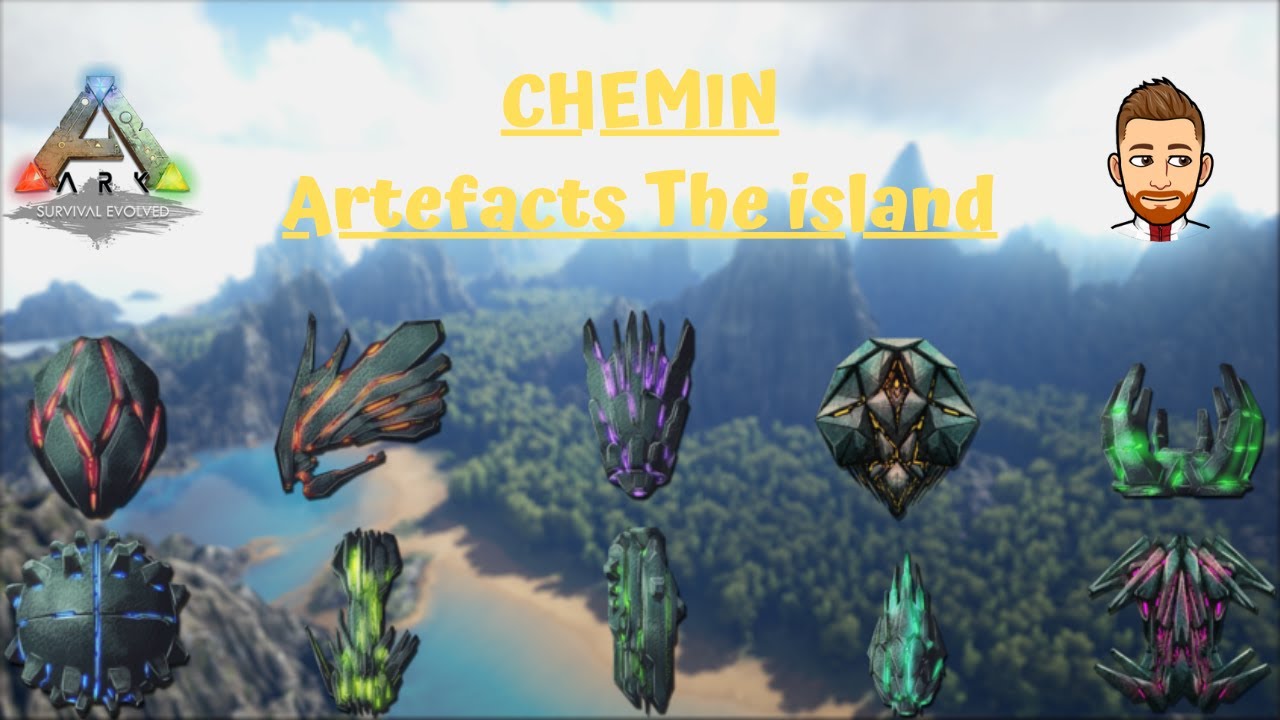 Ark survival evolved - Chemin de tous les Artefacts the Island