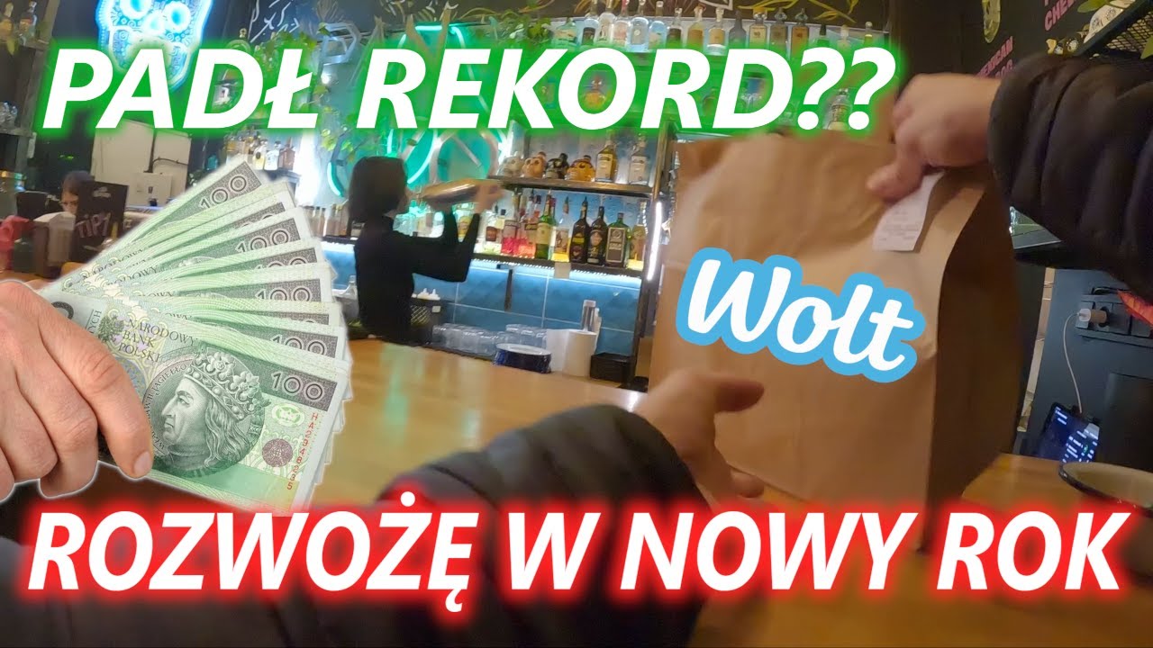 NOWOROCZNA DELIVERKA - NAJLEPSZY DZIEŃ W ROKU? Dostawca jedzenia Wrocław