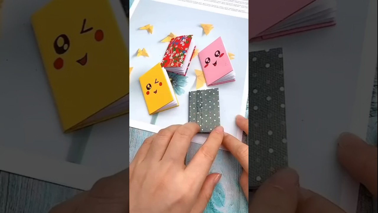 Como fazer Mini Caderno || Caderninho Fofo 😘🥰