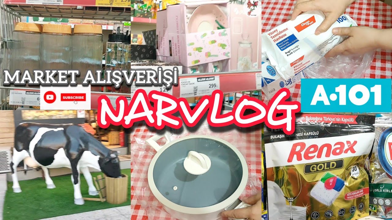 A101 Market Alışverişi Vlog 🛒Hascevher Seramik Tencere 🍲|Günlük Vlog #keşfet #fyp #vlog #a101 #fypシ 