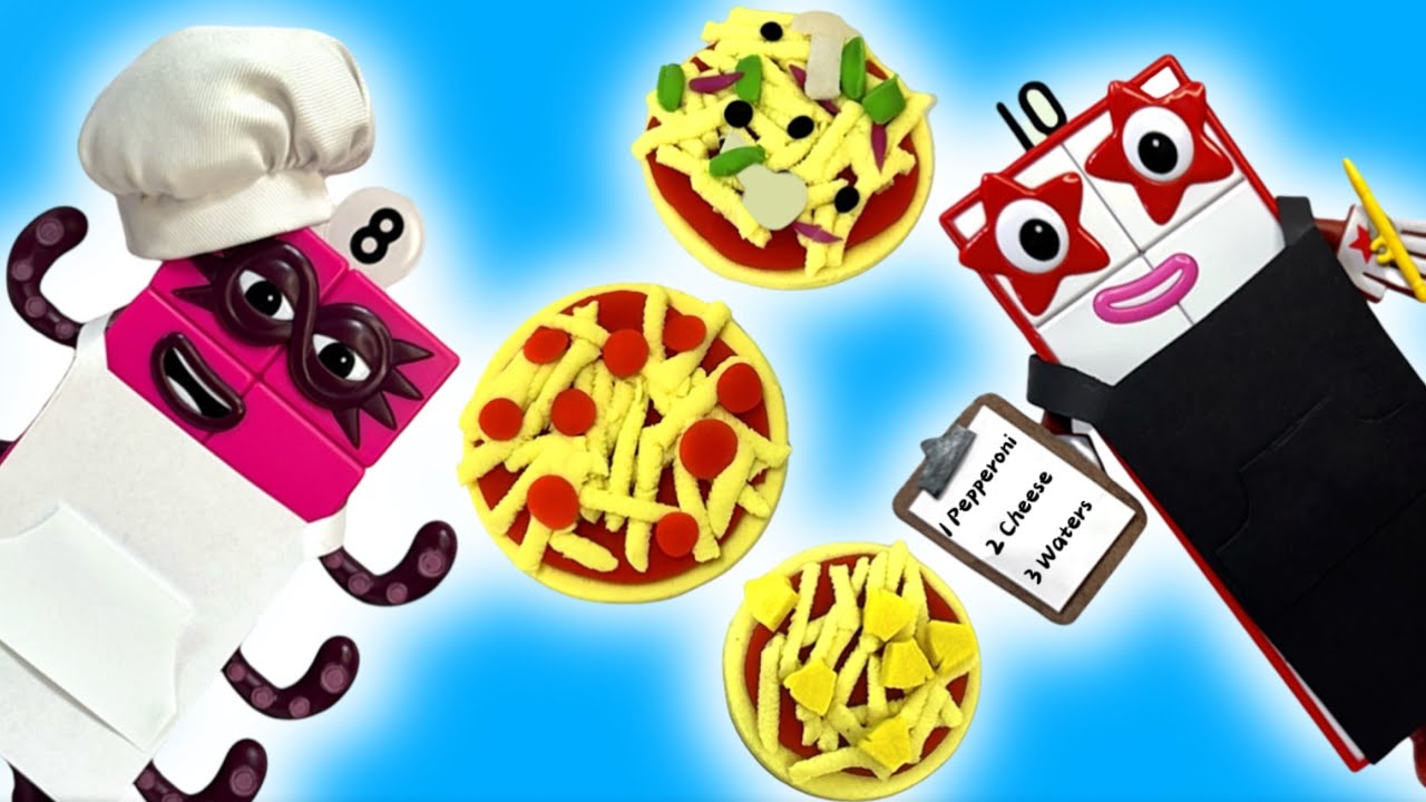 Numberblocks Work At A Pizzeria! 🍕 Fun Episode! 
