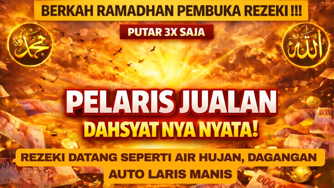 DAHSYATNYA NYATA !! PELARIS JUALAN Pembuka Rezeki Ramadhan Omzet meledak & Pelanggan Lama Kembali