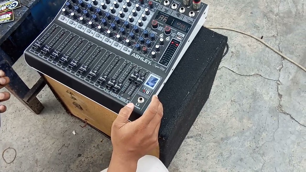 Unboxing MIXER Ashley Super M8 sekaligus Cek Sound