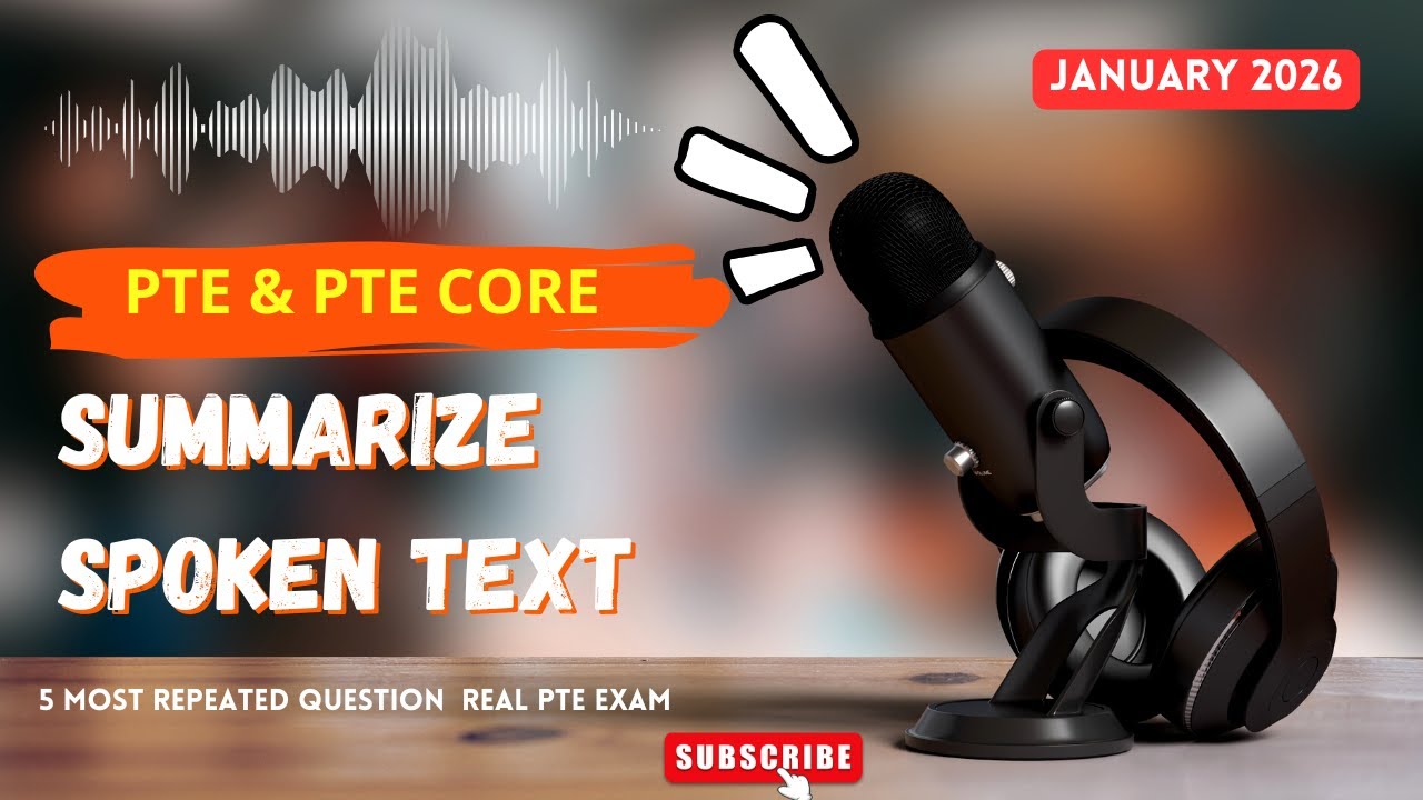 Master PTE Summarize Spoken Text | Prediction Topics Score 79+ | PTE Listening Practice Test