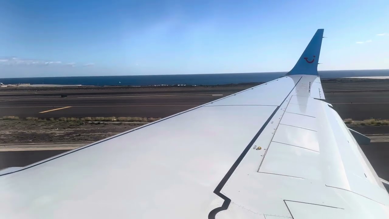 Very bumpy Boxing Day Tenerife landing and embarrassing for someone at the end 