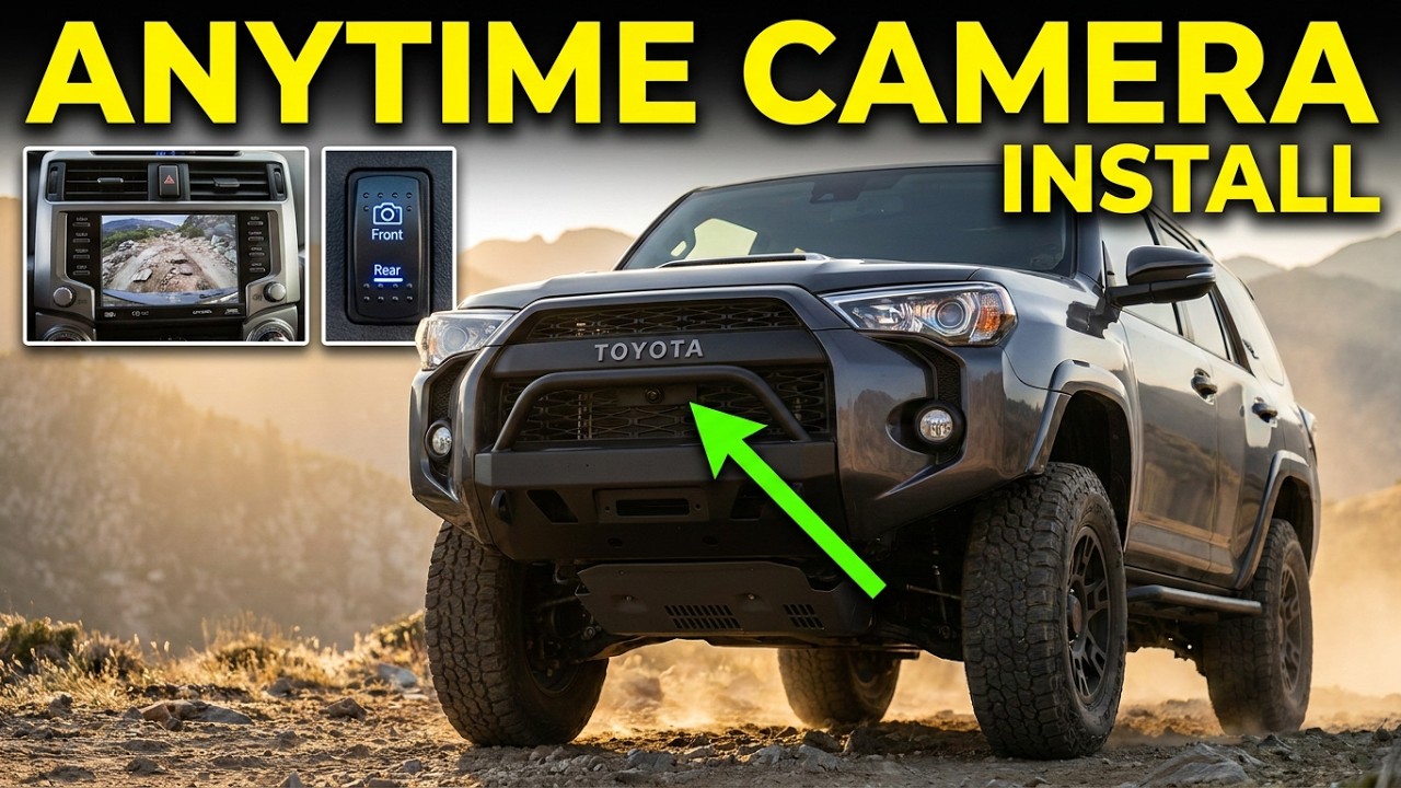 How to Install Anytime Front Facing Camera in 5th Gen Toyota 4Runner
