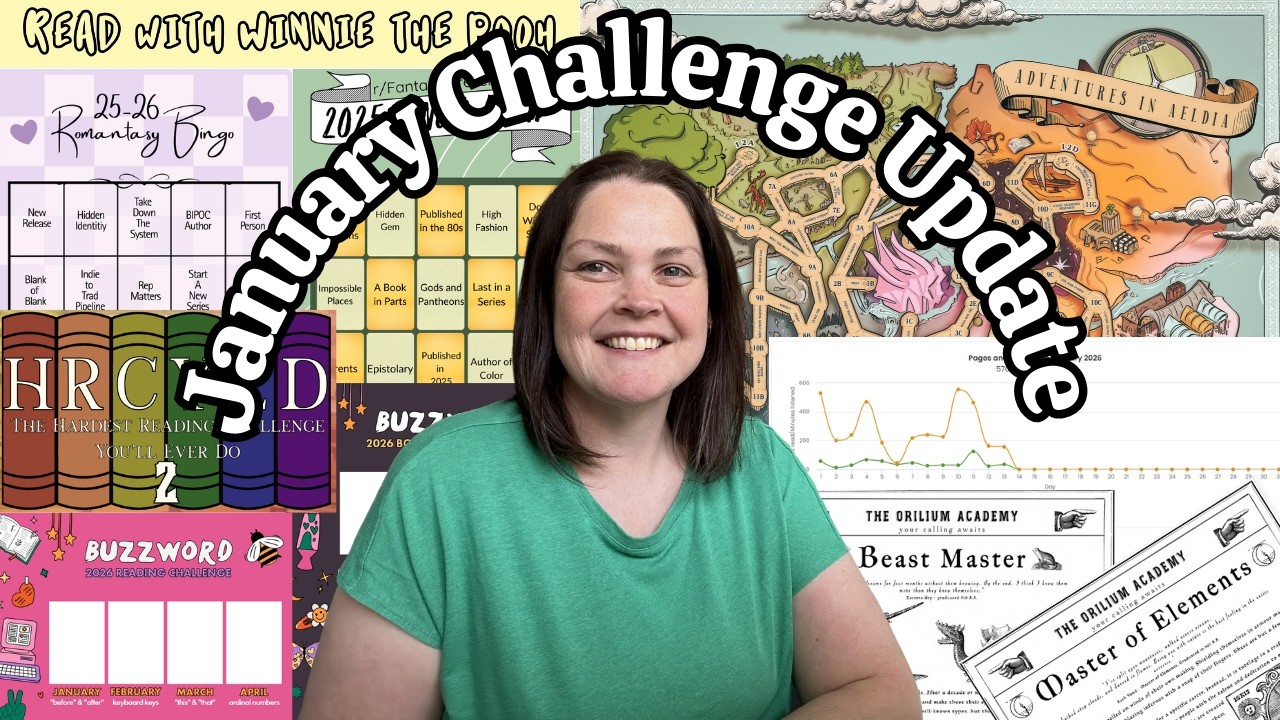 Can we get these finished on time | End of January Challenge Update | HRCYED | r/Fantasy & more