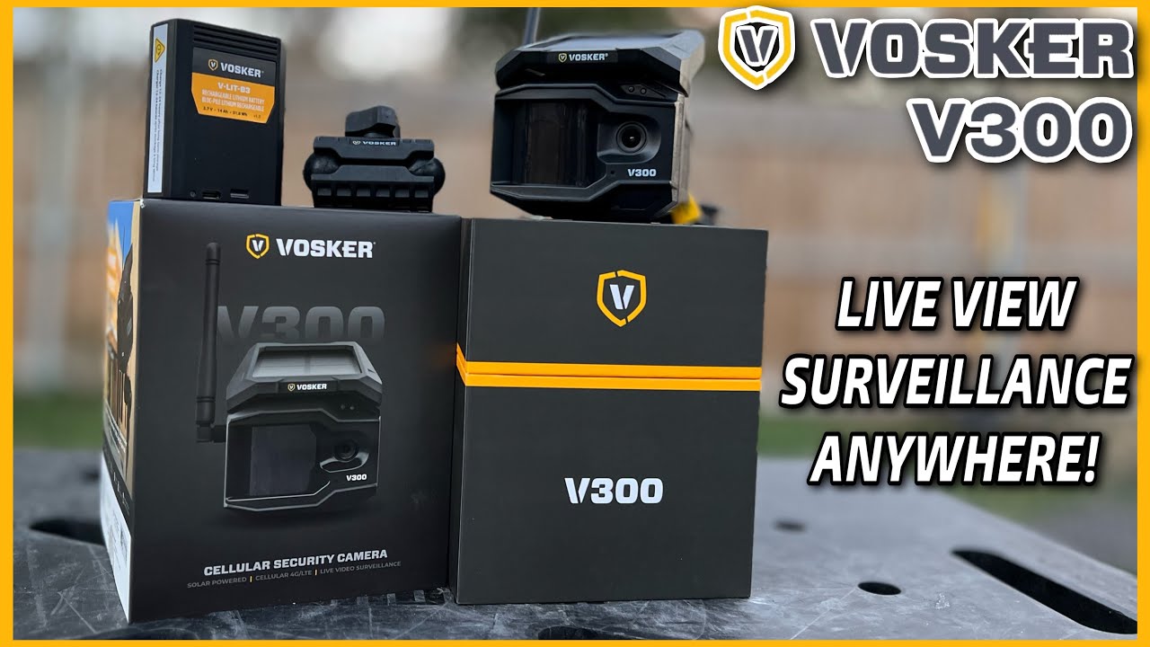 VOSKER V300 Security Camera! Unboxing First Impressions & Installation