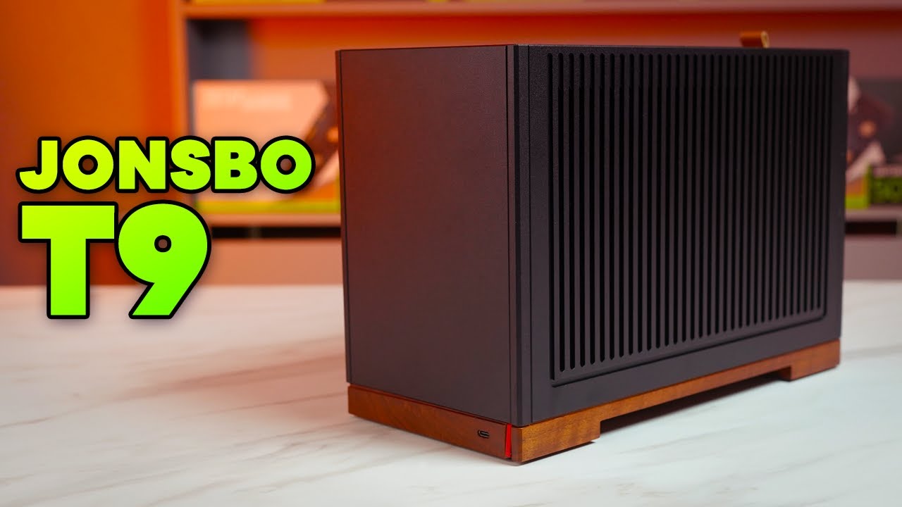 Сборка компактного игрового компьютера ITX с использованием Jonsbo T9 — 9800x3d + 9070XT