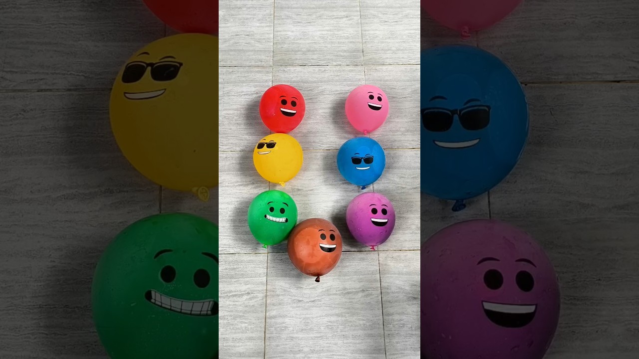 ポップバルーンカラーASMR動画 #バイラル #ショート #ASMR