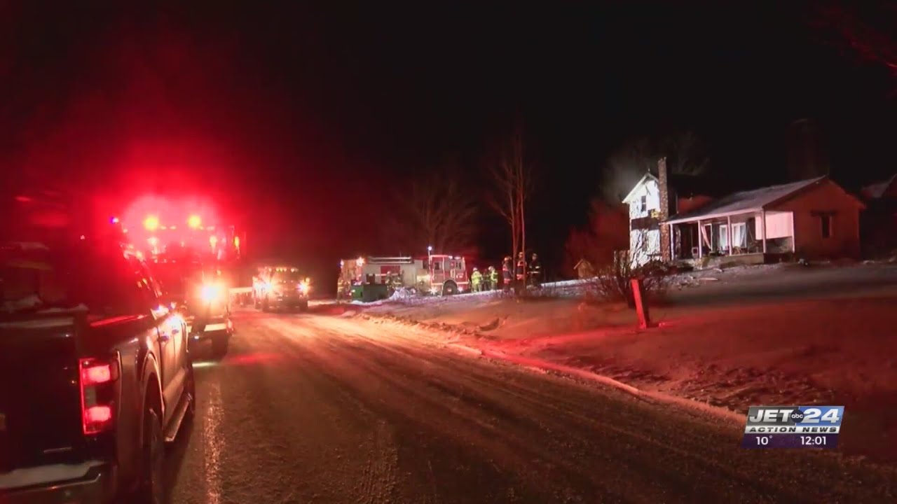 Chimney fire breaks out at Corry farmhouse on Tuesday