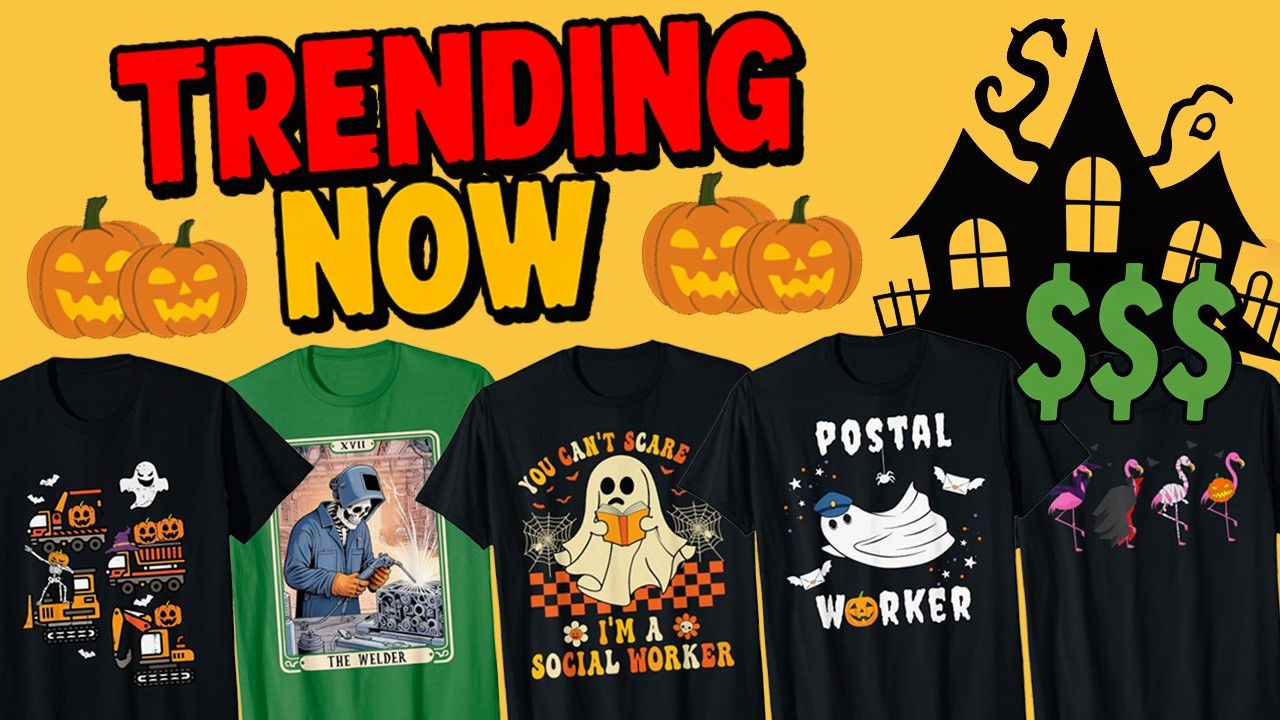 Top 5 Halloween POD Niches to Upload NOW Before October! (Trending & Low Competition)