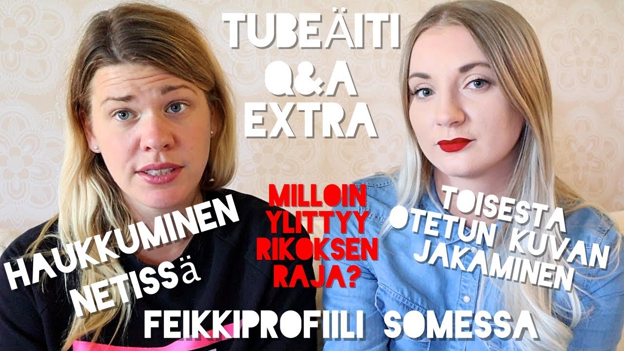 HAUKKUMINEN, FEIKKIPROFIILI TAI LUVATON KUVA SOMESSA - MIST&Auml; APUA? I TUBE&Auml;ITI Q&A