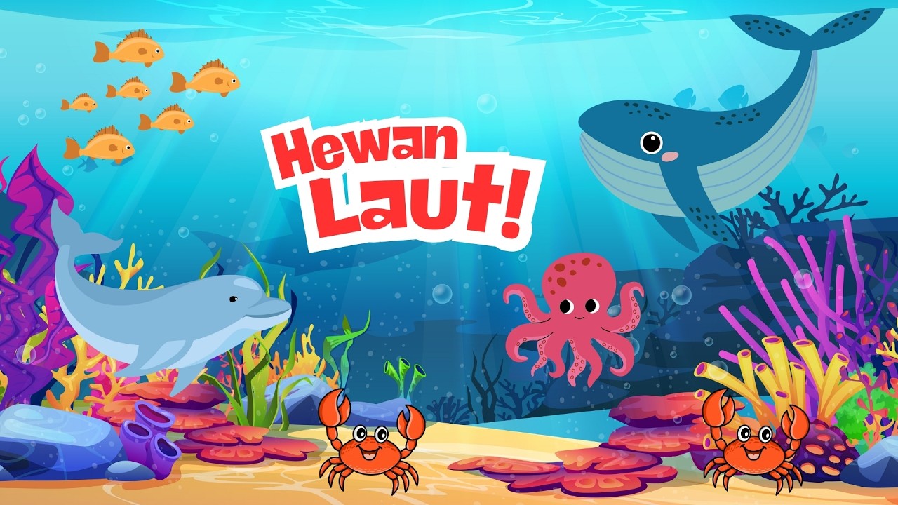 Mengenal Hewan Laut Ceria 1 | Lagu Anak-anak