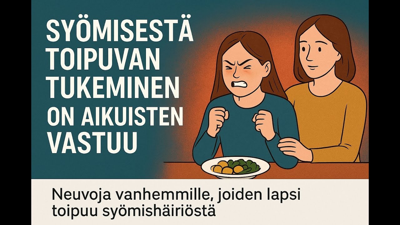 Miten tukea anoreksiaa sairastavaa lasta ruokailuissa?