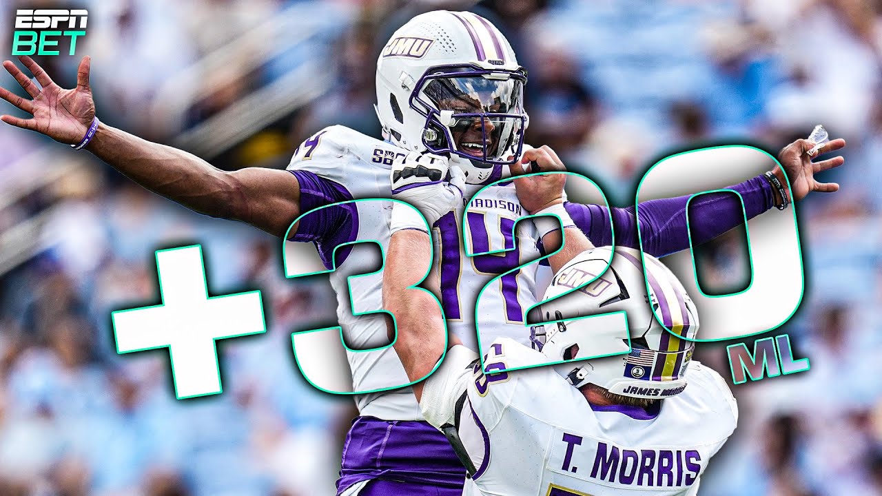 JMU (+330) CRUSHES North Carolina & covers the game's over (48.5) by THEMSELVES | ESPN BET