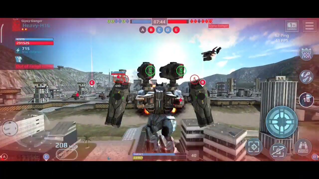 Robot Warfare : Mid tier setup in High tier battle