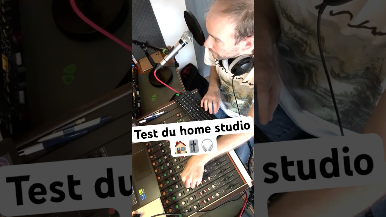 🎧🎛️ Test de mon home studio ! Teac 5 mixer / 80-8 tape recorder #homestudio #analog #taperecorder