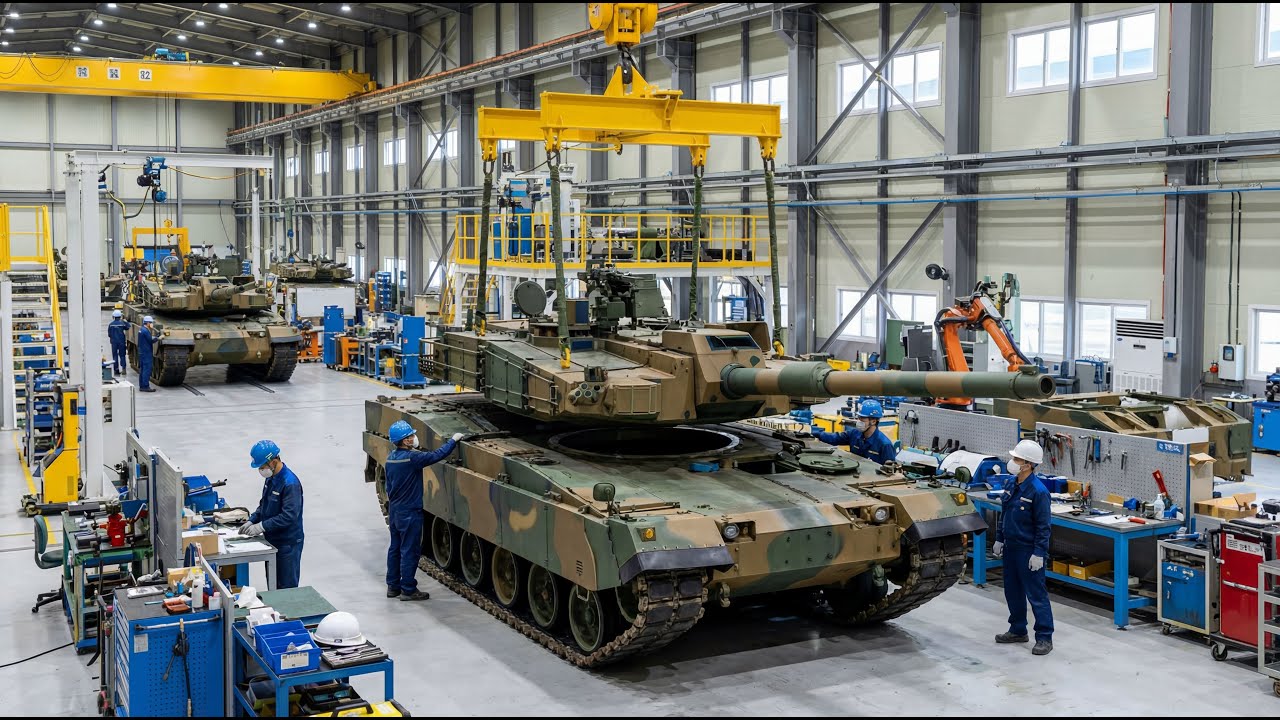 The K2 Black Panther | Massive 4K Tank Manufacturing & Assembly Process