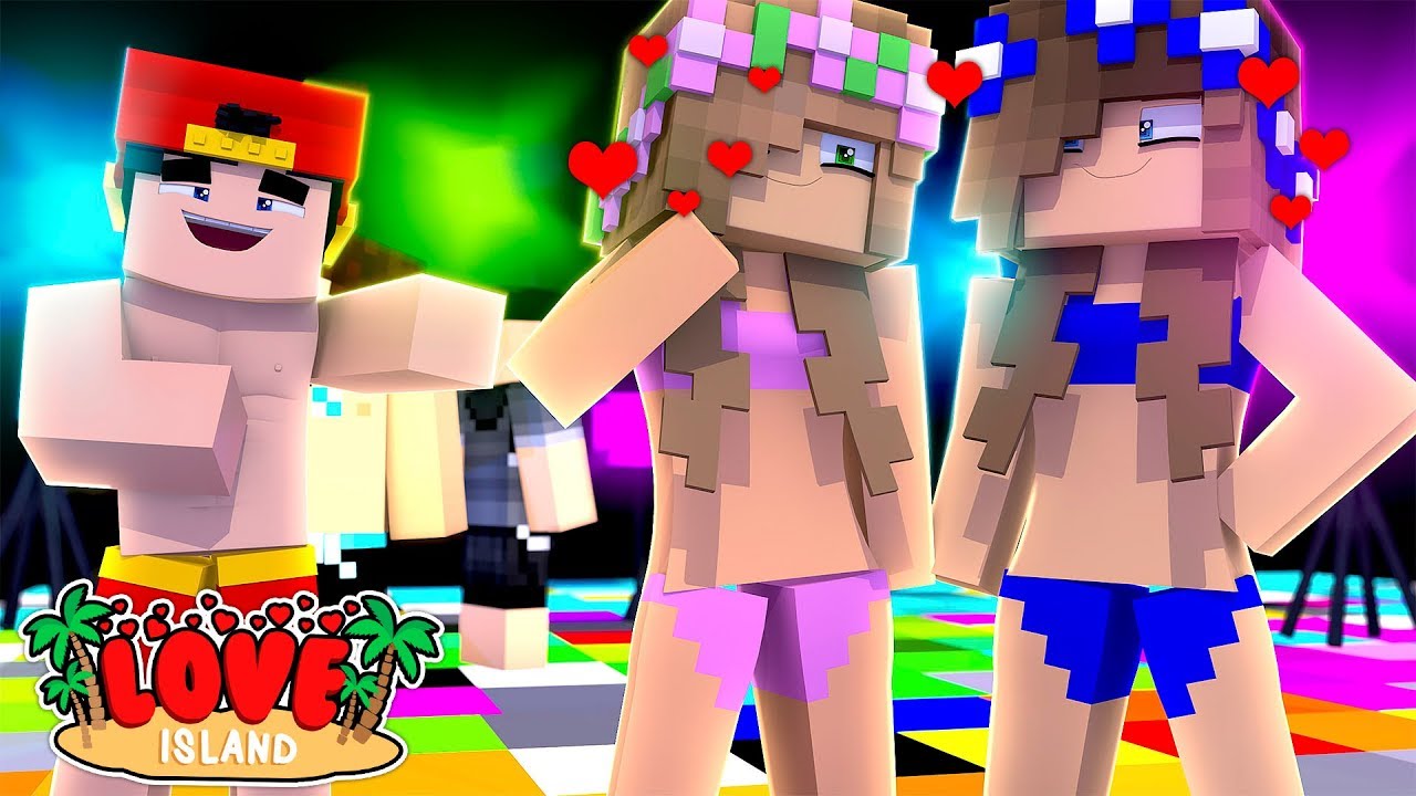 Minecraft LOVE ISLAND - LITTLE KELLY & LITTLE CARLY FALL IN LOVE..... WITH EACH OTHER?!!!