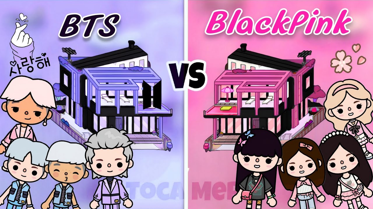 BTS and BLACKPINK Toca Boca Ultimate Challenge | What's your favorite K-POP?