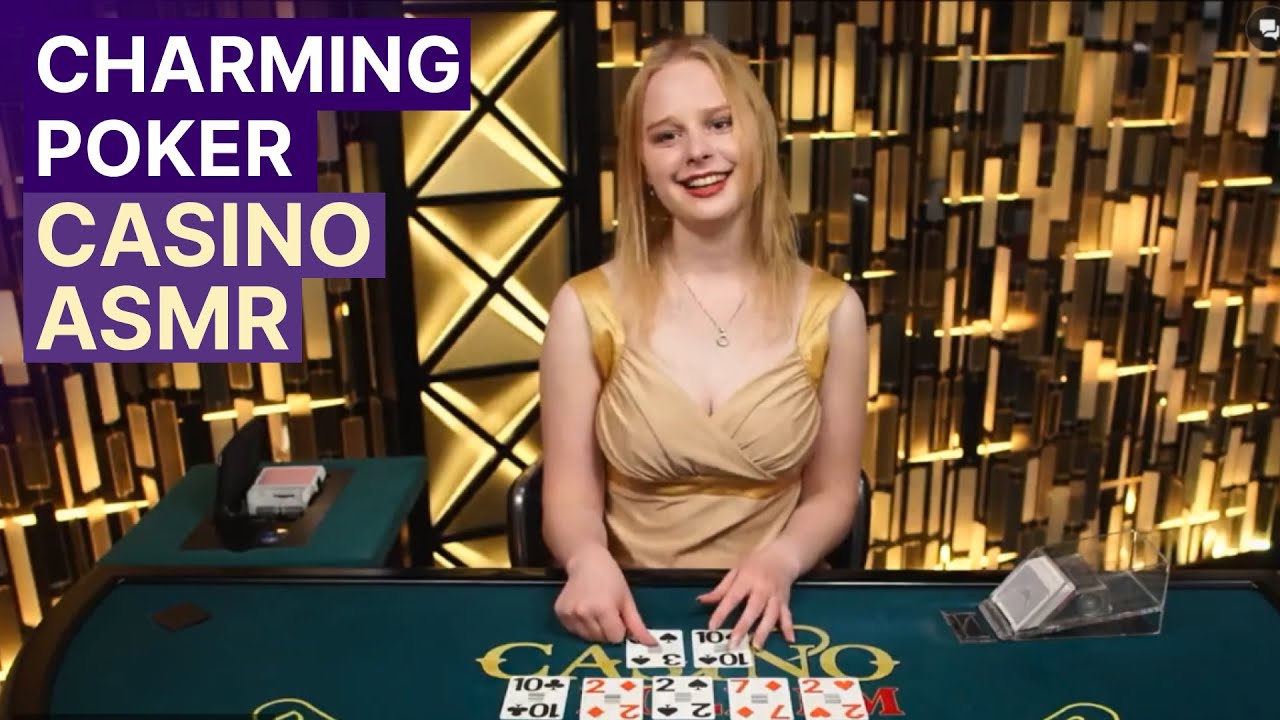 Unintentional ASMR Casino ♠️ Charming Poker Lady