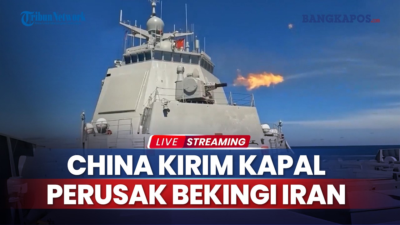 Situasi Kritis! China Kerahkan 3 Kapal Perusak Bentengi Kapal Induk AS, Iran Siap Hadapi Trump