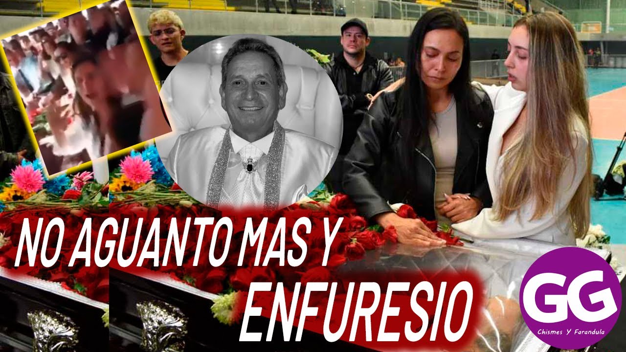 ESCANDALO DE ESPOSA DE DARIO GOMEZ EN FUNERAL