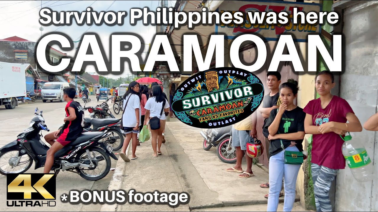 Walking CARAMOAN Camarines Sur Bicol Philippines [4K]