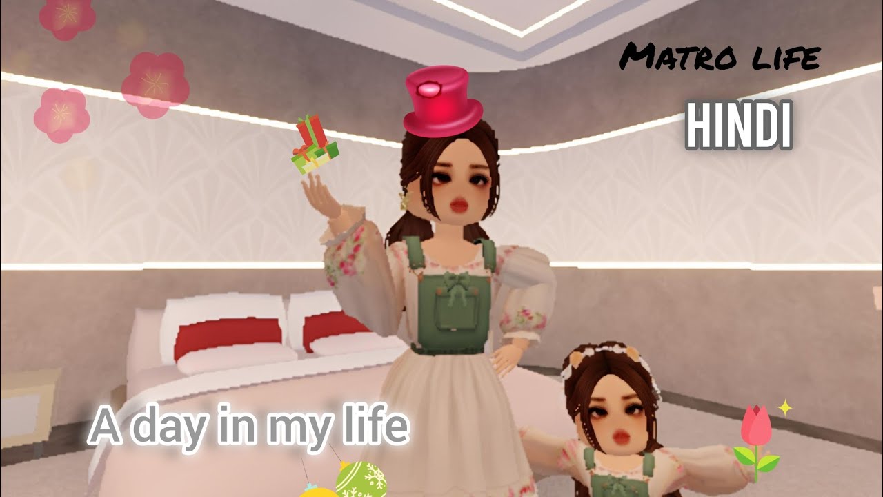 A day in my life in metro life city 🏙️ rp hindi in Roblox 😅 