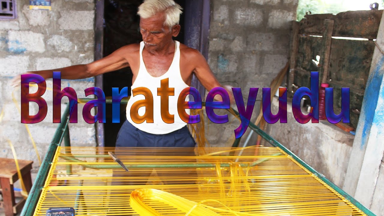 Amazing Grandpa Skills | Grand Father Making Nylon Bed | Bharateeyudu | Unique Skills | How To Make