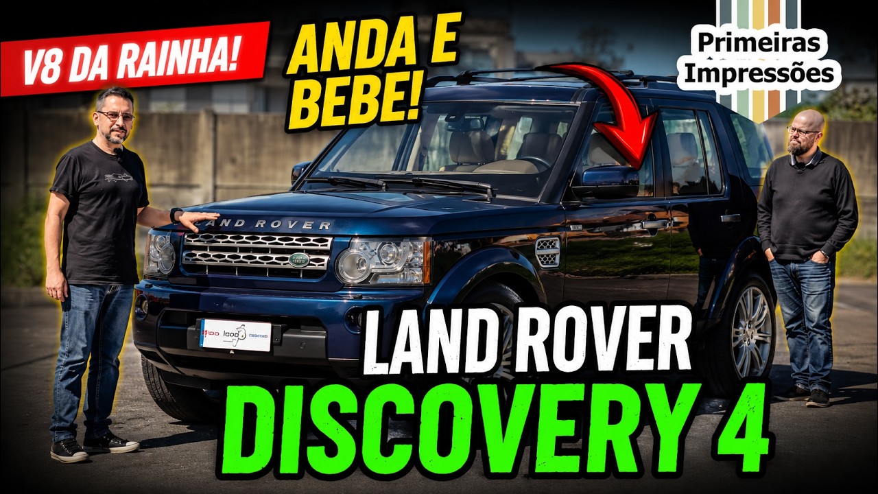 O que achamos do Discovery 4 com motor V8