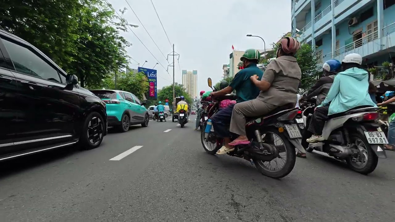 [ Driving Vietnam ] Saigon District 5 Drive – From Cay Go Overpass to Hai Thuong Lan Ong Street 4K