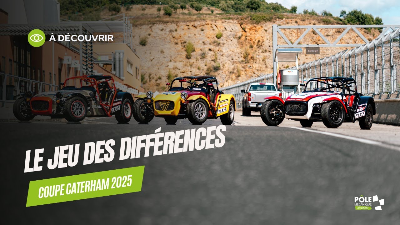 LE JEU DES DIFFERENCES AVEC LA COUPE CATERHAM !