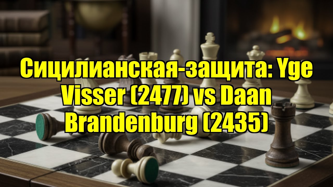 Сицилианская-защита: Yge Visser (2477) vs Daan Brandenburg (2435)