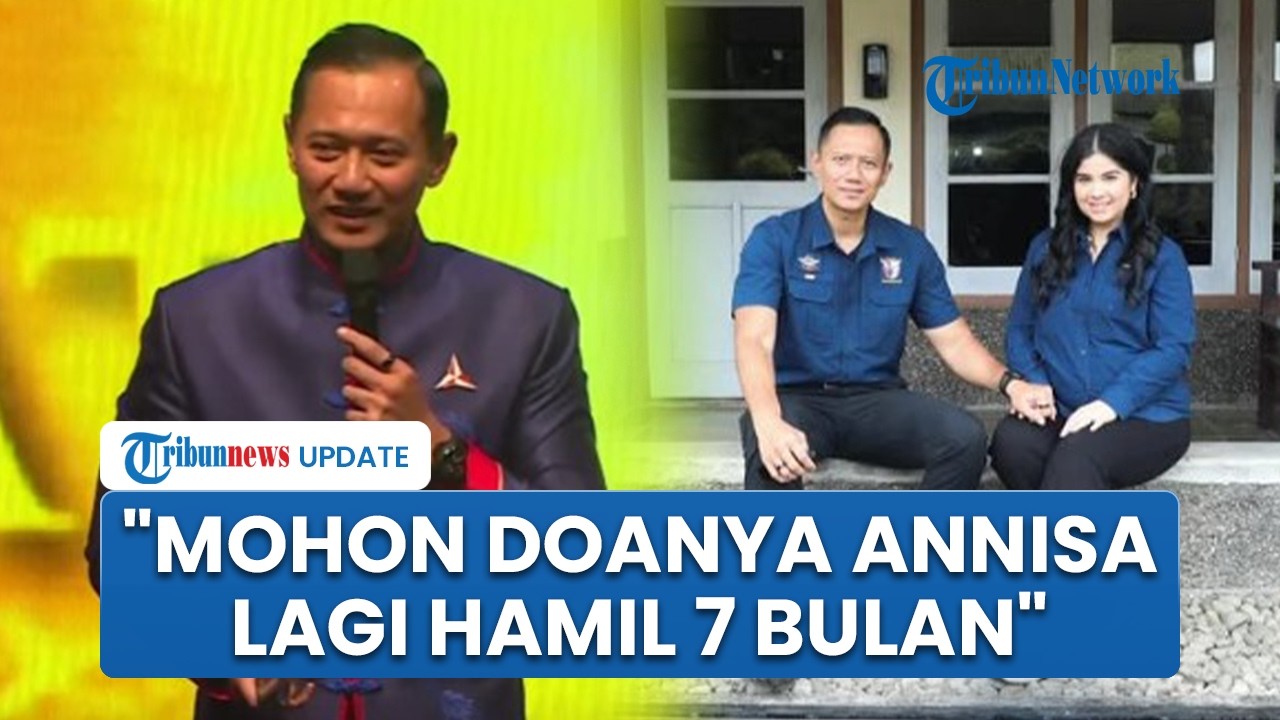 AHY Akhirnya Umumkan Annisa Pohan Sedang Hamil 7 Bulan: Mohon Doanya, Kalau Lahir Shio Kuda Api