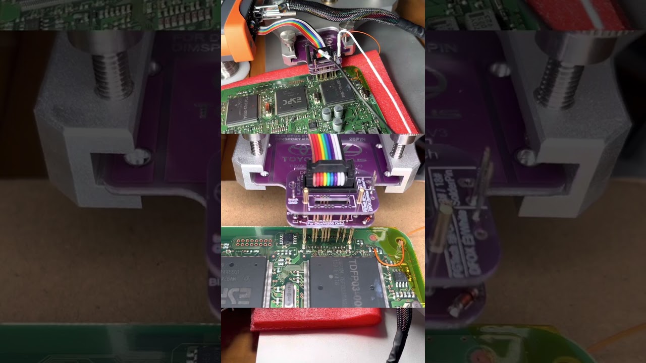 KT200 read and write Toyota 275036-3160 with special adapter