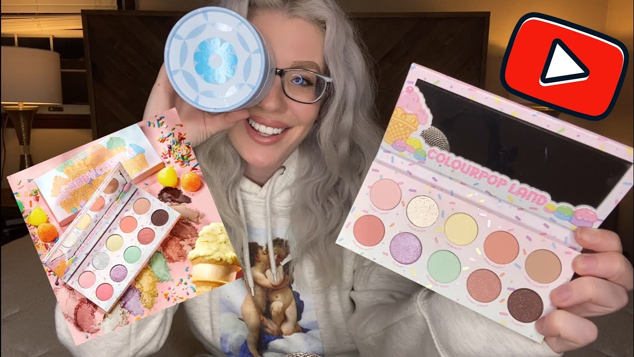 🍭 ASMR Unboxing Colourpop X Candyland Collection 🍬