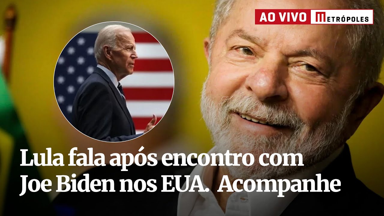 Ao vivo: Lula fala ap&oacute;s encontro com Joe Biden nos EUA. Acompanhe