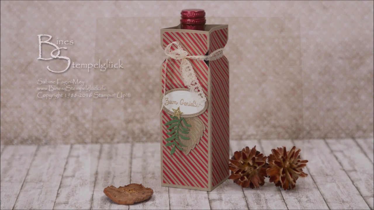 Weihnachtlich dekorierte Piccolo Verpackung