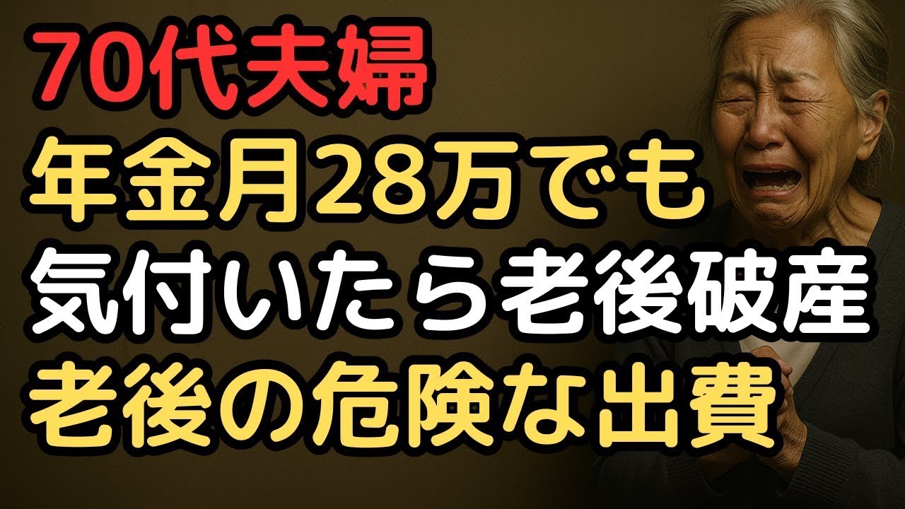 年金月28万円でも老後破産に   73歳夫婦が知らなかった老後の危険な隠れた出費