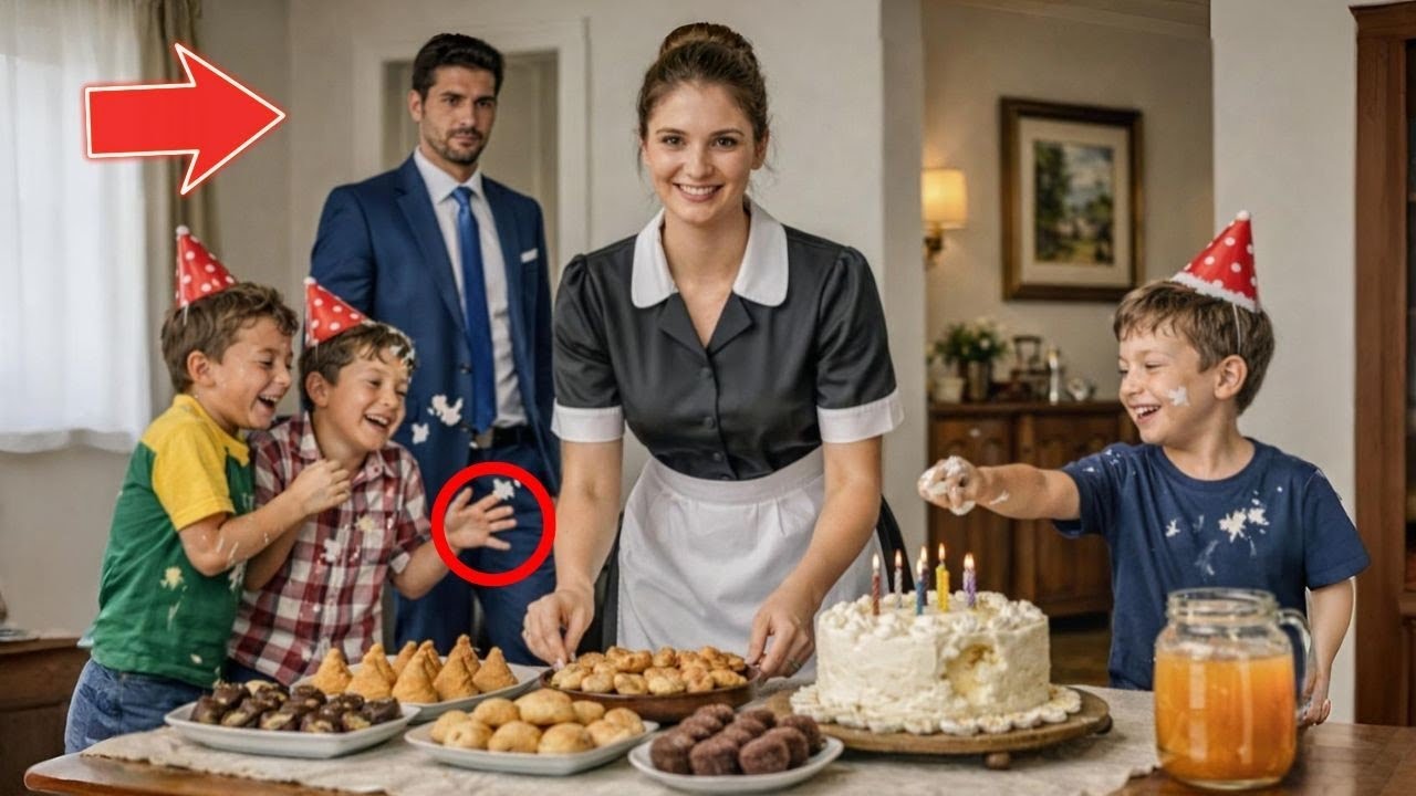 Milioneri u trishtua sepse askush nuk ia kujtoi ditëlindjen… derisa pa pastruesen dhe fëmijët e saj