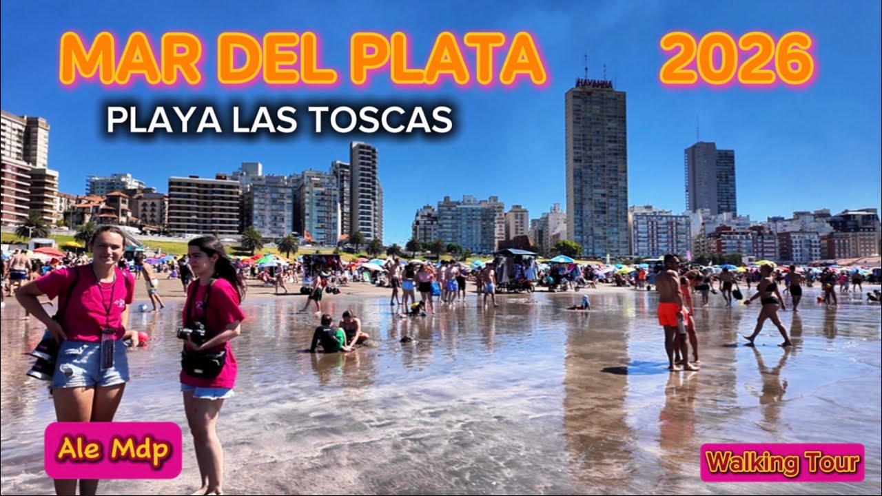 😱Comenzó la TEMPORADA 2026 en MAR DEL PLATA🏖️PLAYA LAS TOSCAS
