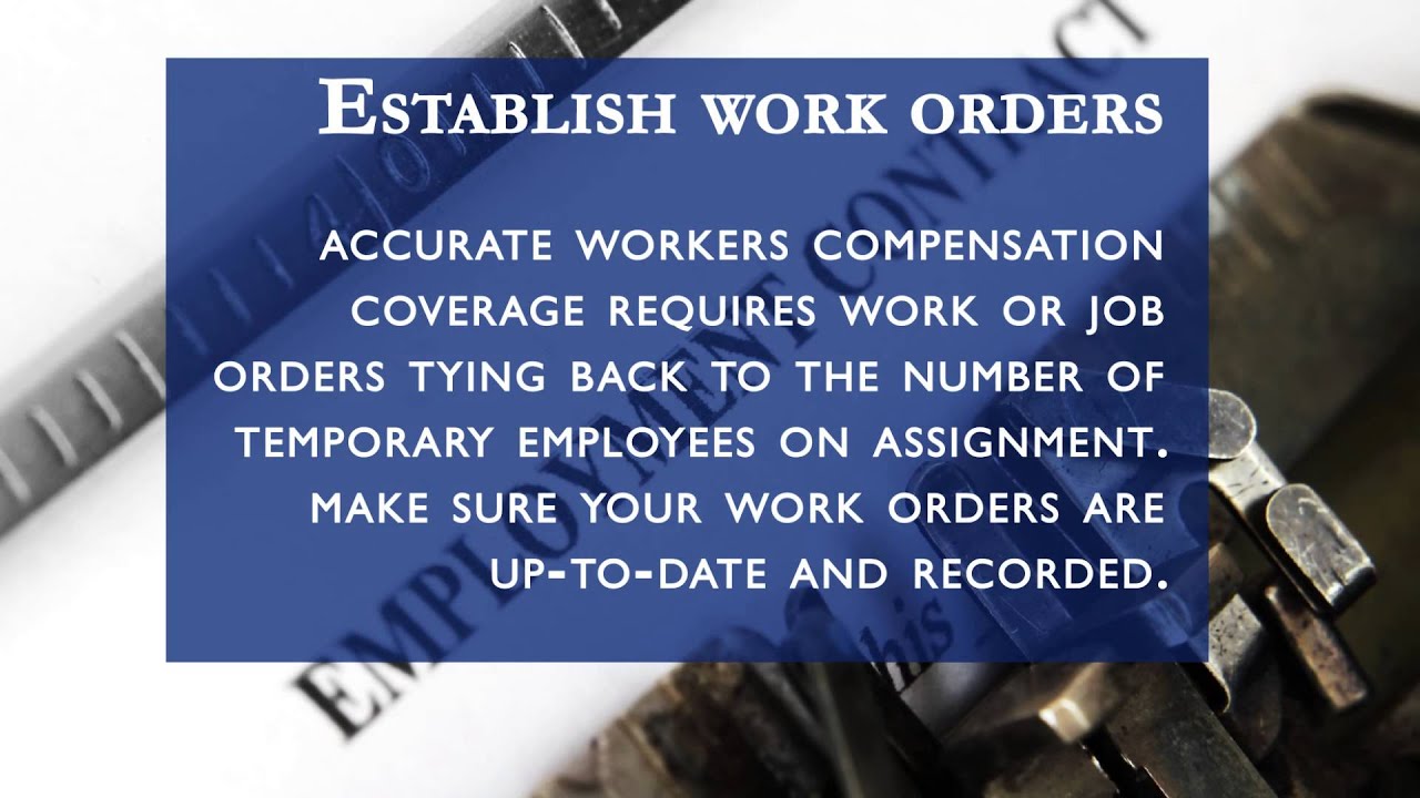 Staffing Agency Workers Compensation: Temporary Employee Risks