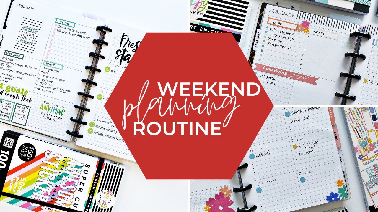 Weekend Planning Routine | Nursing School, Social Media & Meal Planning