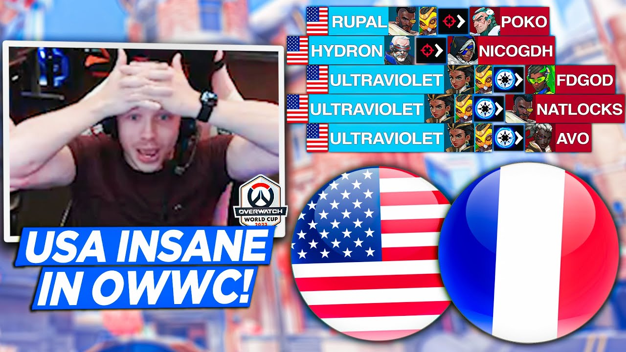 Jay3 Reacts to USA VS France | Overwatch 2 World Cup 2023 Group Stage