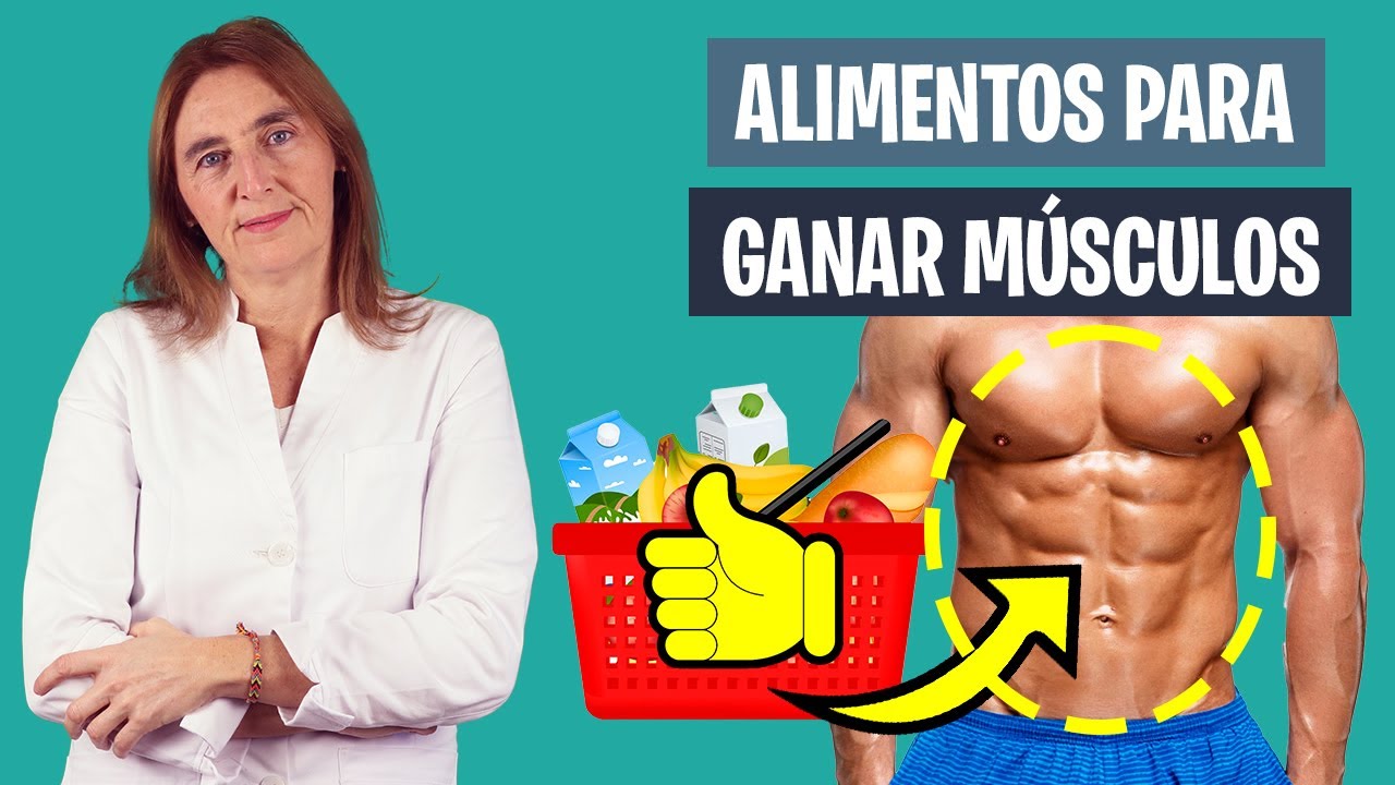 ESTOS ALIMENTOS también AUMENTAN la MASA MUSCULAR | Cómo aumentar músculo | Nutrición deportiva