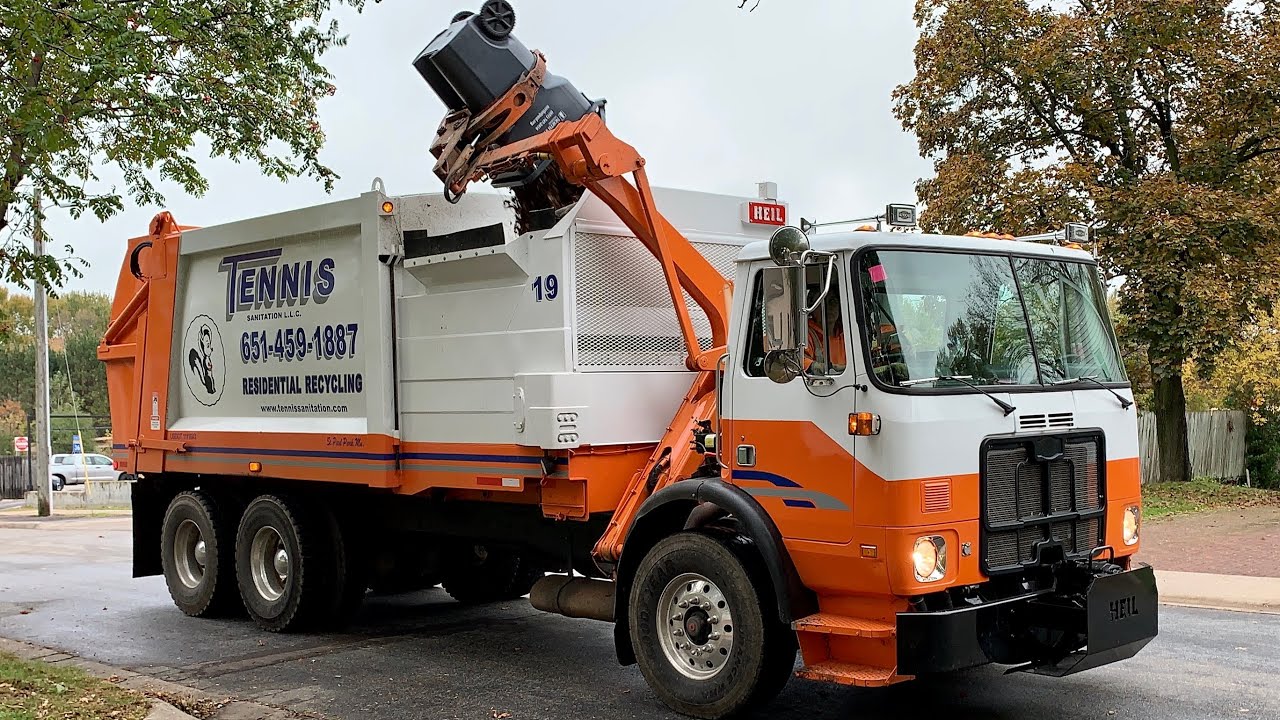 Tennis Sanitation: 3 Python Garbage Trucks